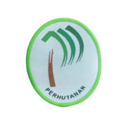 BADGE PERHUTANAN WOVEN