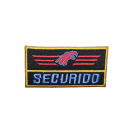 BADGE WOVEN SECURIDO BLACK