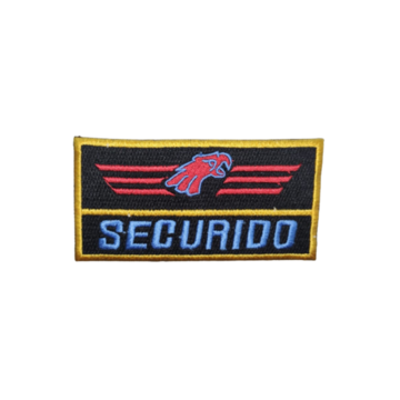 BADGE WOVEN SECURIDO BLACK