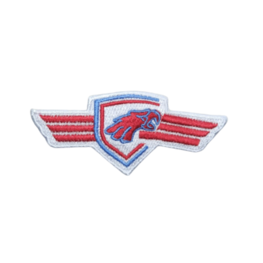 BADGE WOVEN SECURIDO WHITE