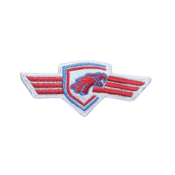 BADGE WOVEN SECURIDO WHITE