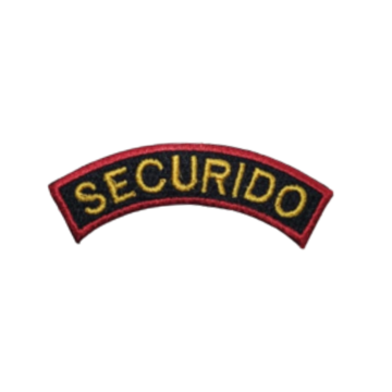 BADGE WOVEN SECURIDO WORDING
