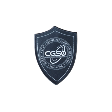 CGSO BADGE WOVEN (BLACK)