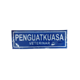 PENGUATKUASA VETERINAR REFLECTOR BACK