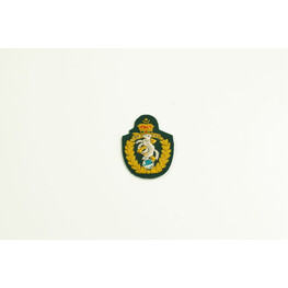 ARMY CAP BADGE KJLJD GREEN (SMALL)