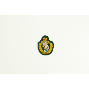 ARMY CAP BADGE KJLJD GREEN (SMALL)