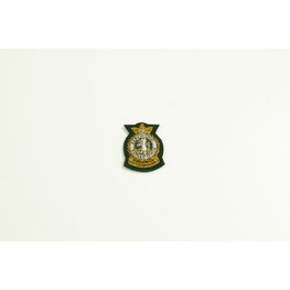 ARMY CAP BADGE KPD GREEN (SMALL)
