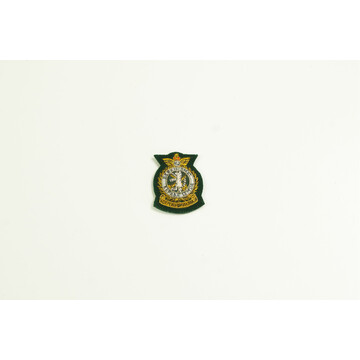 ARMY CAP BADGE KPD GREEN (SMALL)
