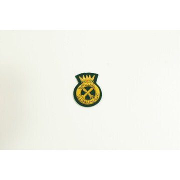 ARMY CAP BADGE RAMD GREEN (SMALL)