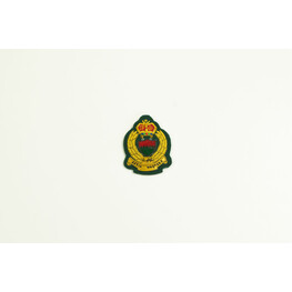 ARMY CAP BADGE RS GREEN (BIG)