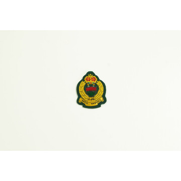 ARMY CAP BADGE RS GREEN (BIG)