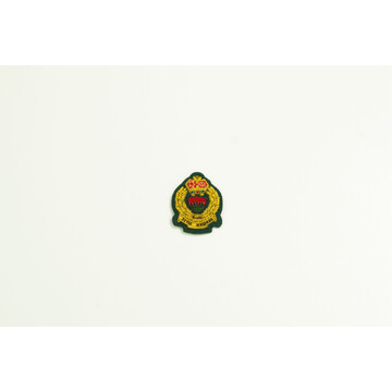 ARMY CAP BADGE RS GREEN (SMALL)