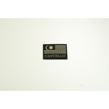 BADGE FLAG WOVEN CASTELLO