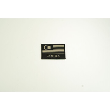 BADGE FLAG WOVEN COBRA
