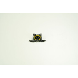 BADGE TECHNOLOGIST SILVER METAL