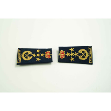 BOMBA EPAULETTE KEHORMAT 5 STAR KERIS BERSILANG (SLIP ON)