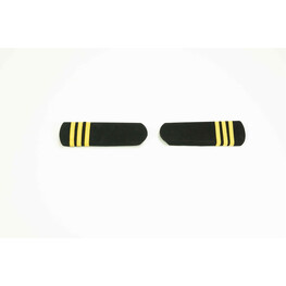 EPAULETTE 3 BAR 7MM (GOLD)