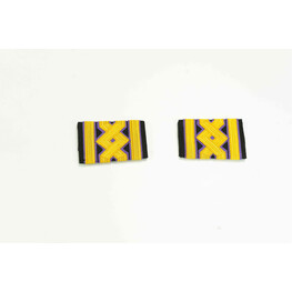 EPAULETTE ZIG ZAG PURPLE 2 BAR