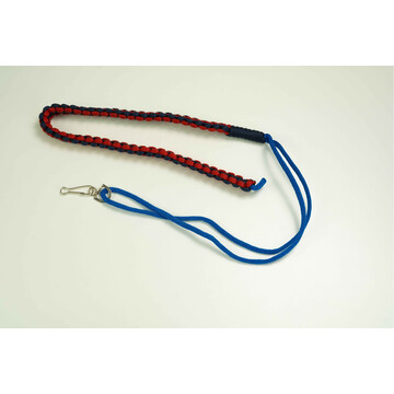 LANYARD KNITTED DARK BLUE RED ROYAL BLUE