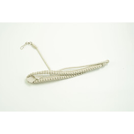 LANYARD KNITTED WHITE (MEDIUM)
