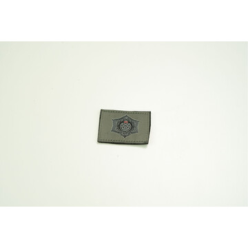 NAVY BADGE WOVEN MARKAS