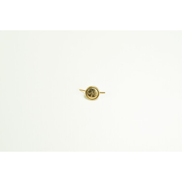 NAVY BUTTON FOR PEAK CAP