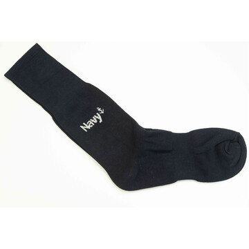 NAVY SOCKS BLACK