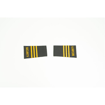 SECURITY EPAULETTE 3 BAR SLIP ON