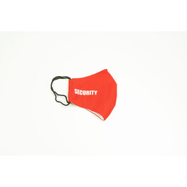 SECURITY FACE MASK RED