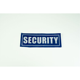 SECURITY REFLECTOR BACK BLUE