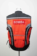 VEST AT RED WITH LOGO BOMBA